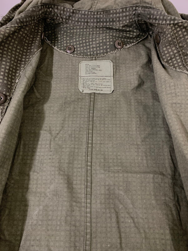 【中古品】【メンズ】 U.S.ARMY 80's NIGHT CAMO PARKA アメリカ陸軍 80年代 ナイトカモパーカー アウター 146-250702-yn-24-min サイズ：M カラー：オリーブグリーン 万代Net店
