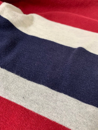 【中古品】【メンズ】 L.L.Bean エルエルビーン 80S RUGBY SHIRT ラグビーシャツ トップス 146-250702-ks-14-min サイズ：M カラー：レッド 万代Net店