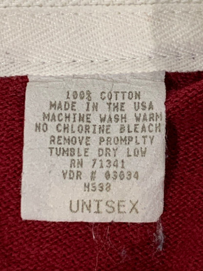 【中古品】【メンズ】 L.L.Bean エルエルビーン 80S RUGBY SHIRT ラグビーシャツ トップス 146-250702-ks-14-min サイズ：M カラー：レッド 万代Net店