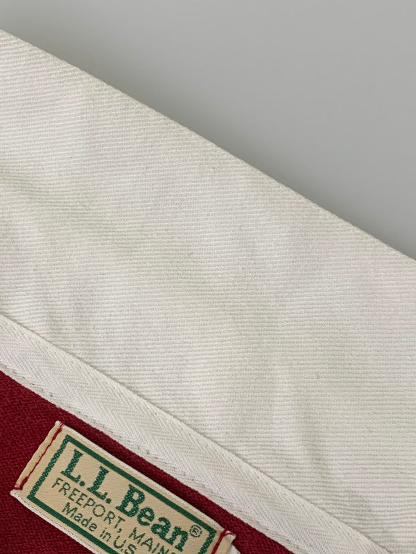 【中古品】【メンズ】 L.L.Bean エルエルビーン 80S RUGBY SHIRT ラグビーシャツ トップス 146-250702-ks-14-min サイズ：M カラー：レッド 万代Net店