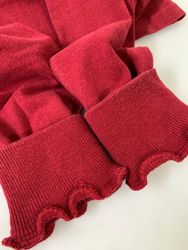 【中古品】【メンズ】 L.L.Bean エルエルビーン 80S RUGBY SHIRT ラグビーシャツ トップス 146-250702-ks-14-min サイズ：M カラー：レッド 万代Net店