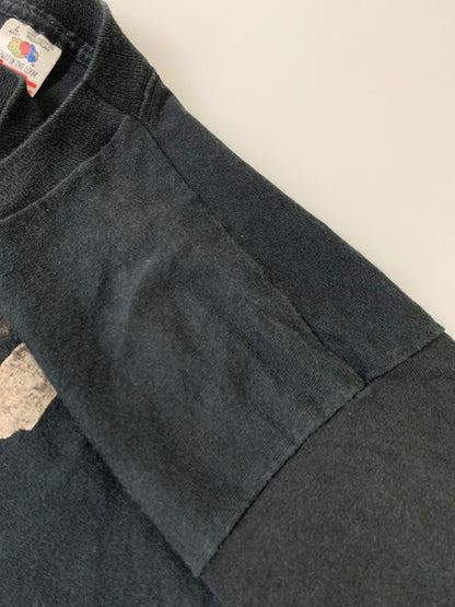 【中古品】【メンズ】 WILLIAM WEGMAN 90's ART TEE ウィリアム ウェグマン プリントTシャツ 半袖Tシャツ トップス 146-250702-yn-16-min サイズ：L カラー：ブラック 万代Net店