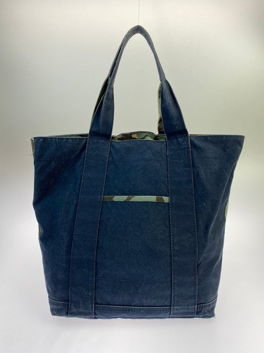 【現状渡し品】【メンズ/レディース】 COMME des GARCONS HOMME コムデギャルソンオム CANVAS TOTE BAG キャンバストートバッグ カバン 188-250708-AS-25-min カラー：ネイビー/カモフラージュ 万代Net店