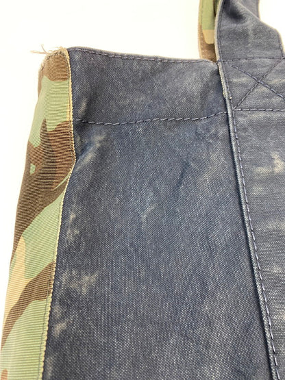 【現状渡し品】【メンズ/レディース】 COMME des GARCONS HOMME コムデギャルソンオム CANVAS TOTE BAG キャンバストートバッグ カバン 188-250708-AS-25-min カラー：ネイビー/カモフラージュ 万代Net店