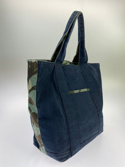【現状渡し品】【メンズ/レディース】 COMME des GARCONS HOMME コムデギャルソンオム CANVAS TOTE BAG キャンバストートバッグ カバン 188-250708-AS-25-min カラー：ネイビー/カモフラージュ 万代Net店