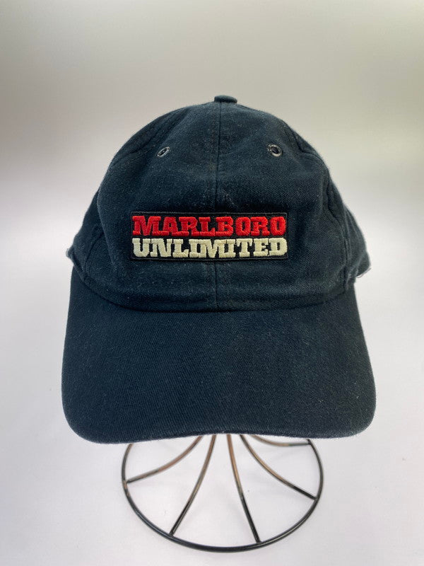 【現状渡し品】【メンズ】 MARLBORO UNLIMITED マルボロアンリミテッド 90S 6-PANEL CAP キャップ 帽子 185-250708-AS-15-min カラー：ブラック 万代Net店