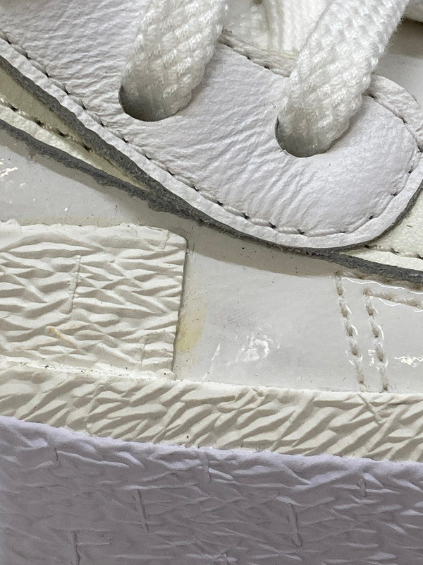 【中古品】【メンズ】 NIKE ナイキ × SACAI サカイ BLAZER LOW WHITE PATENT LEATHER DM6443-100 ブレーザー ロー ホワイト パテント レザー スニーカー メンズ 靴 シューズ 160-250701-em-31-min サイズ：27.5cm カラー：ホワイト 万代Net店