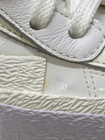 【中古品】【メンズ】 NIKE ナイキ × SACAI サカイ BLAZER LOW WHITE PATENT LEATHER DM6443-100 ブレーザー ロー ホワイト パテント レザー スニーカー メンズ 靴 シューズ 160-250701-em-31-min サイズ：27.5cm カラー：ホワイト 万代Net店