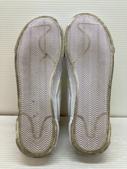 【中古品】【メンズ】 NIKE ナイキ × SACAI サカイ BLAZER LOW WHITE PATENT LEATHER DM6443-100 ブレーザー ロー ホワイト パテント レザー スニーカー メンズ 靴 シューズ 160-250701-em-31-min サイズ：27.5cm カラー：ホワイト 万代Net店