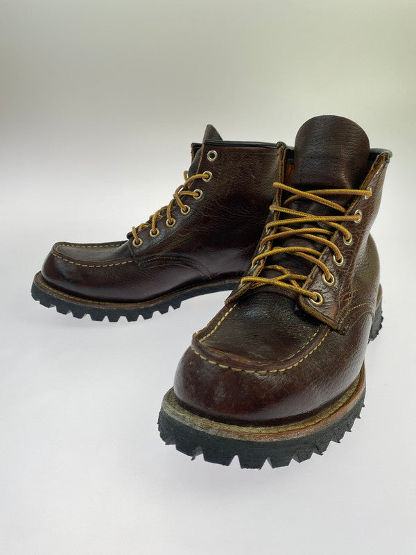 【中古品】【メンズ】 RED WING レッドウィング 8146 ROUGHNECK BRIAR OIL SLICK 靴 シューズ ブーツ 165-250708-AS-8-min サイズ：7 1/2 カラー：ブラウン 万代Net店