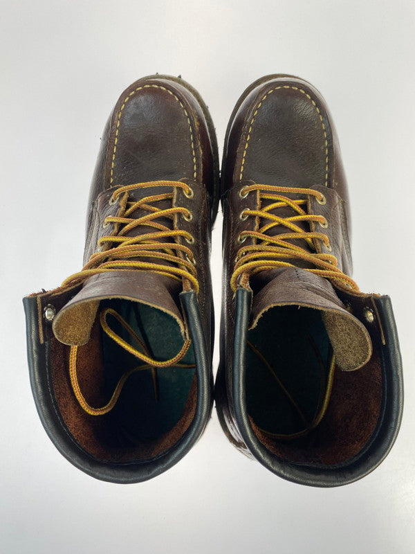 【中古品】【メンズ】 RED WING レッドウィング 8146 ROUGHNECK BRIAR OIL SLICK 靴 シューズ ブーツ 165-250708-AS-8-min サイズ：7 1/2 カラー：ブラウン 万代Net店
