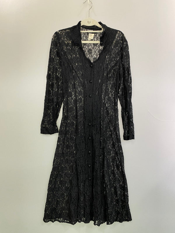 【中古品】【レディース】 AWN JOY 80S LACE CARDIGAN レース カーディガン 170-250702-ks-57-min サイズ：不明 カラー：ブラック 万代Net店