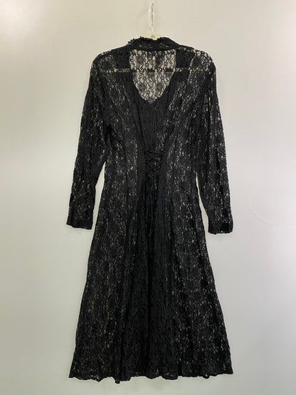 【中古品】【レディース】 AWN JOY 80S LACE CARDIGAN レース カーディガン 170-250702-ks-57-min サイズ：不明 カラー：ブラック 万代Net店