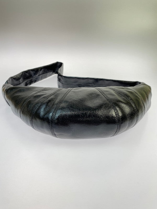 【中古品】【メンズ/レディース】  LEMAIRE ルメール BG0003 LF1073 SMALL CROISSANT BAG スモールクロワッサンバッグ カバン 188-250708-AS-18-min カラー：ブラック 万代Net店