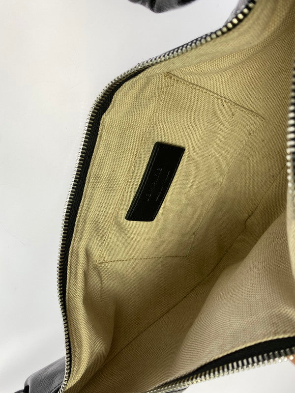 【中古品】【メンズ/レディース】  LEMAIRE ルメール BG0003 LF1073 SMALL CROISSANT BAG スモールクロワッサンバッグ カバン 188-250708-AS-18-min カラー：ブラック 万代Net店