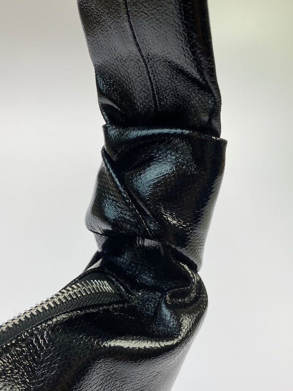 【中古品】【メンズ/レディース】  LEMAIRE ルメール BG0003 LF1073 SMALL CROISSANT BAG スモールクロワッサンバッグ カバン 188-250708-AS-18-min カラー：ブラック 万代Net店