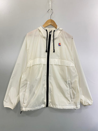【現状渡し品】【メンズ】 K-WAY ケイウェイ K51276W NYLON ZIP JACKET ナイロンジップジャケット 144-250702-ks-45-min サイズ：M カラー：ホワイト 万代Net店