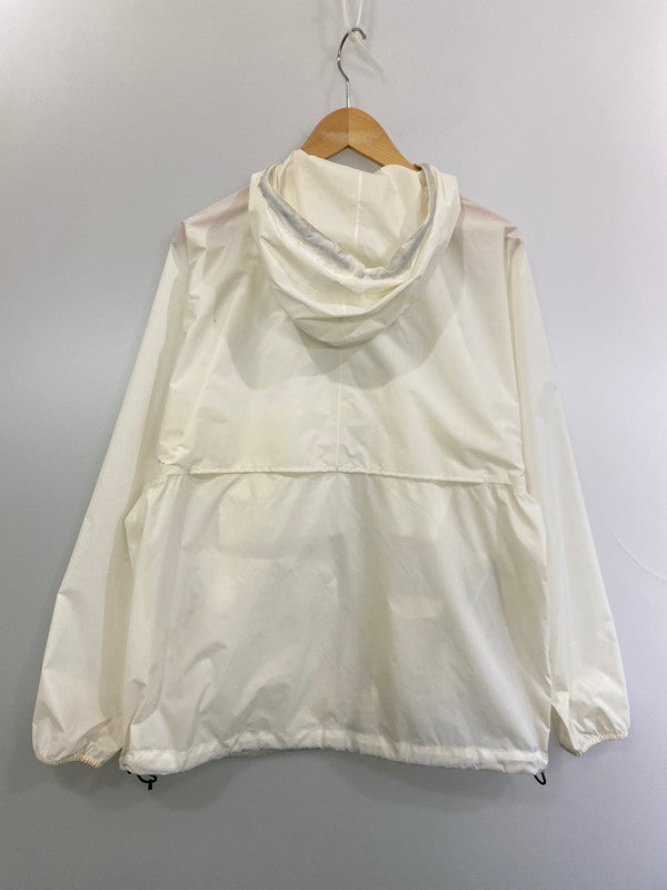 【現状渡し品】【メンズ】 K-WAY ケイウェイ K51276W NYLON ZIP JACKET ナイロンジップジャケット 144-250702-ks-45-min サイズ：M カラー：ホワイト 万代Net店