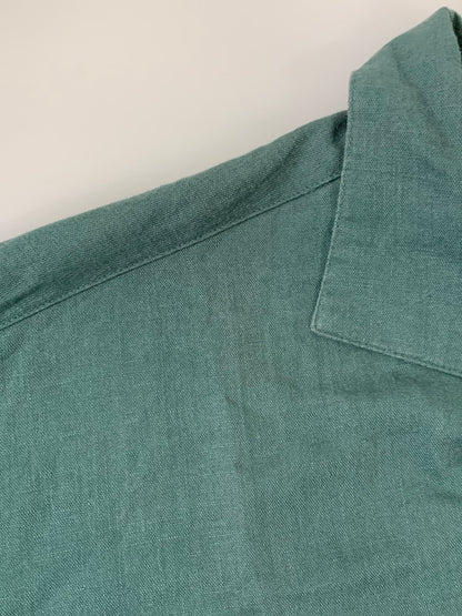 【中古品】【メンズ】 OLD GAP オールドギャップ 90S LINEN×COTTON OPEN COLLAR SHIRTカラーシャツ トップス 146-250702-ks-23-min サイズ：M カラー：グリーン 万代Net店