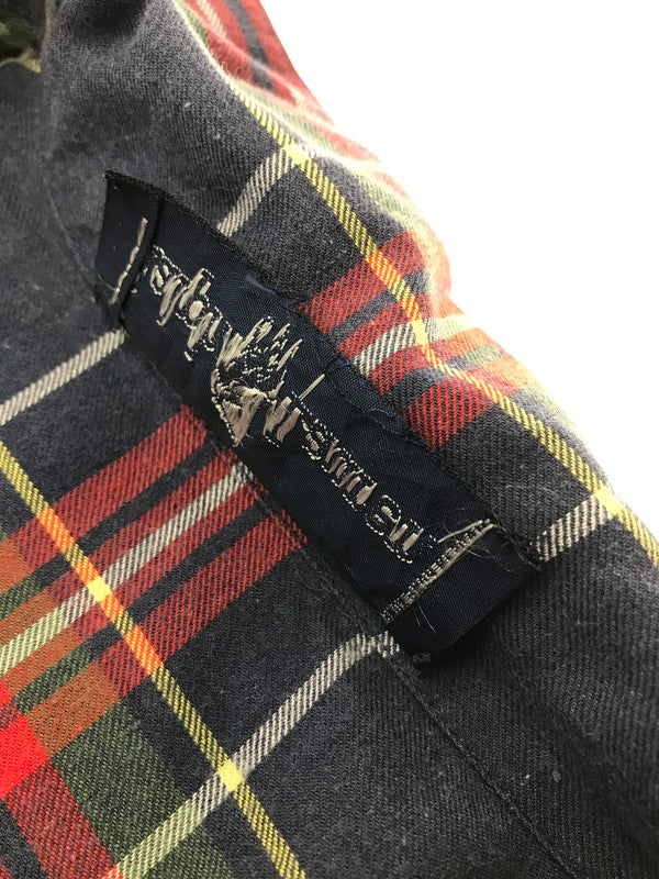 【中古品】【メンズ】 RALPH LAUREN ラルフローレン OPEN COLLAR CHECK SHIRT MADE IN HONGKONG オープン カラー チェック シャツ メイド イン ホンコン 146-260508-ty-09-tag サイズ：不明 下記参照 カラー：マルチカラー 万代Net店