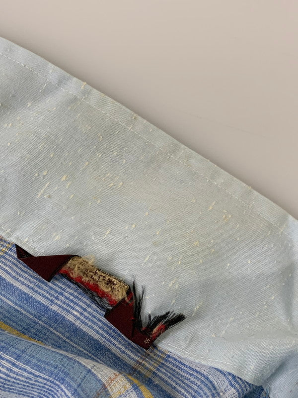 【中古品】【メンズ】 VINTAGE ヴィンテージ 70S S S CHECK SHIRT チェックシャツ トップス 146-250702-ks-12-min カラー：ブルー系 万代Net店