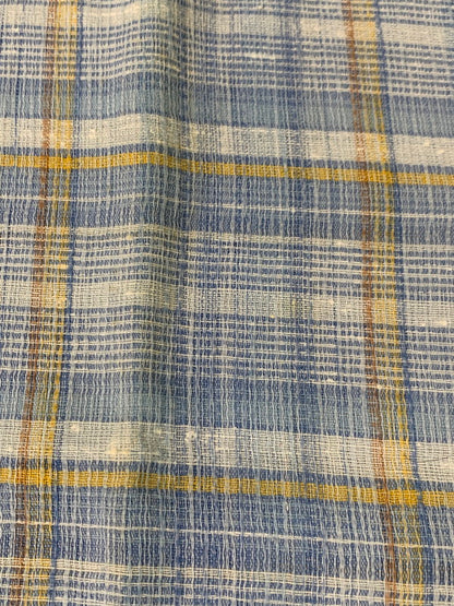 【中古品】【メンズ】 VINTAGE ヴィンテージ 70S S S CHECK SHIRT チェックシャツ トップス 146-250702-ks-12-min カラー：ブルー系 万代Net店