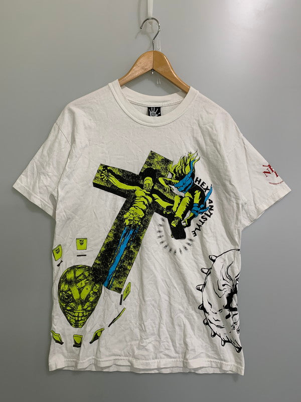【中古品】【メンズ】 HEX ANTI STYLE ヘックス アンチスタイル 09S ×EVANGELION TEE Tシャツ トップス 146-250702-ks-04-min サイズ：M カラー：ホワイト 万代Net店