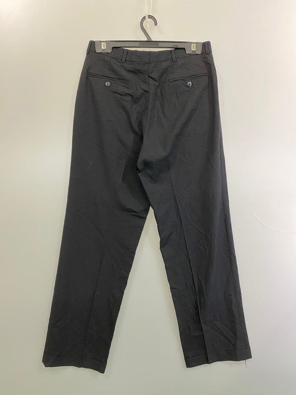 【中古品】【メンズ】 Donna Karan ダナキャラン NEW YORK ニューヨーク 90S SLACKS PANTS 90年代 スラックス パンツ メンズ ボトムス ストレートパンツ 157-250704-em-22-min カラー：ブラック 万代Net店