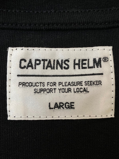 【中古品】【メンズ】 CAPTAINS HELM キャプテンズヘルム × BYRD バード #10TH ANNIVERSARY BOLT TEE 10周年アニバーサリー ボルト Tシャツ メンズ トップス 半袖 140-250704-em-26-min サイズ：L カラー：ブラック 万代Net店
