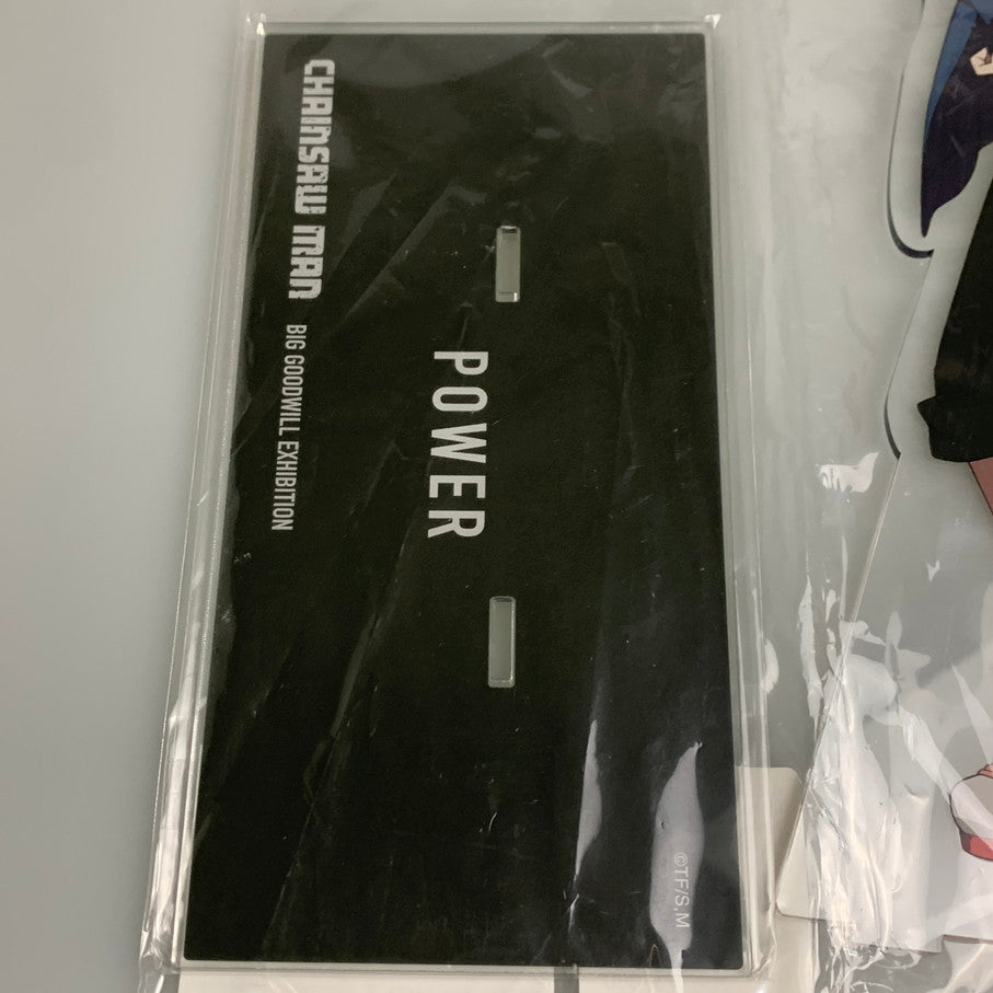 【中古品】 パワー アクリルメガフィギュア 「チェンソーマン 大交流展 in baseyard tokyo」 アクリルスタンド 051-260225-em-09-min 万代Net店