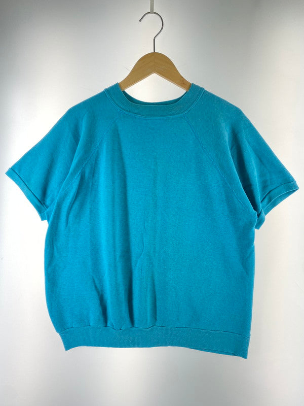 【中古品】【メンズ】 VINTAGE 60-70S RAGLAN SWEATSHIRT TURQUOISE BLUE ヴィンテージ 60-70年代 ラグラン スウェットシャツ 半袖 クルーネック スウェット 146-250707-em-07-min カラー：ターコイズブルー 万代Net店