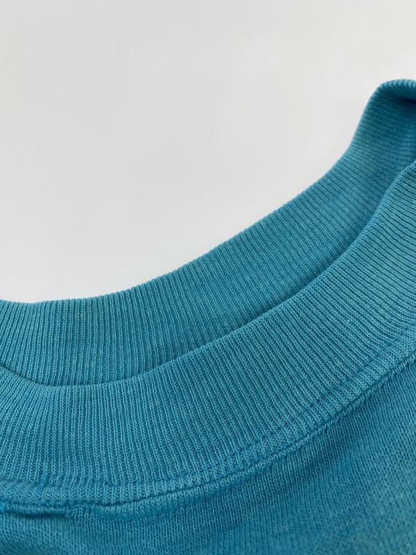【中古品】【メンズ】 VINTAGE 60-70S RAGLAN SWEATSHIRT TURQUOISE BLUE ヴィンテージ 60-70年代 ラグラン スウェットシャツ 半袖 クルーネック スウェット 146-250707-em-07-min カラー：ターコイズブルー 万代Net店