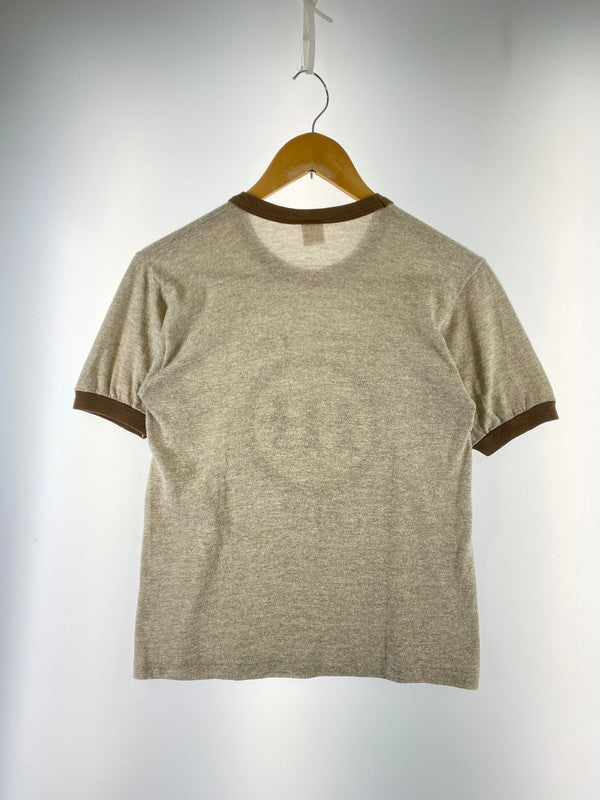 【中古品】【メンズ】 VINTAGE 70-80S FEEL THE PRIDE RINGER TEE ヴィンテージ 70-80年代 フィール・ザ・プライド リンガー Tシャツ メンズ トップス 半袖 146-250707-em-10-min サイズ：M カラー：ライトブラウン 万代Net店