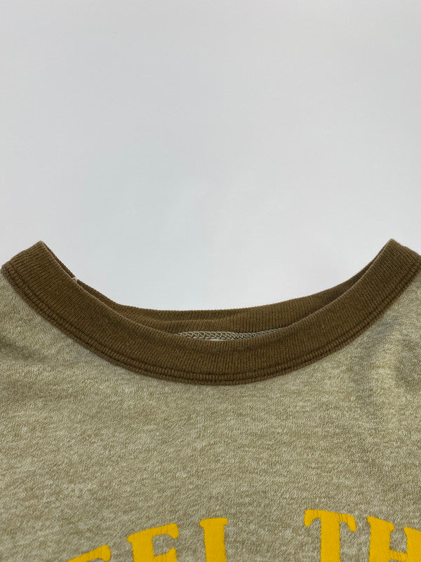 【中古品】【メンズ】 VINTAGE 70-80S FEEL THE PRIDE RINGER TEE ヴィンテージ 70-80年代 フィール・ザ・プライド リンガー Tシャツ メンズ トップス 半袖 146-250707-em-10-min サイズ：M カラー：ライトブラウン 万代Net店