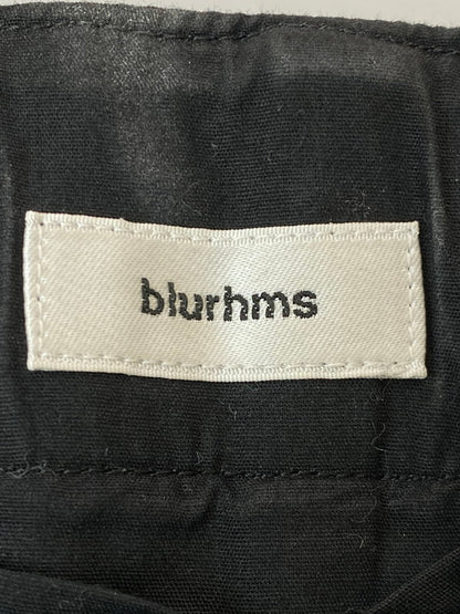 【中古品】【メンズ】 BLURHMS COTTON SUEDE BELT ROLL PANT BHS-018 ブラームス コットン スエード ベルト ロール パンツ ボトムス 151-250707-jt-17-min サイズ：2 カラー：ブラック 万代Net店