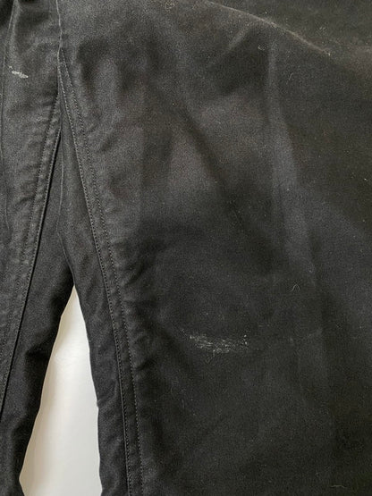 【中古品】【メンズ】 BLURHMS COTTON SUEDE BELT ROLL PANT BHS-018 ブラームス コットン スエード ベルト ロール パンツ ボトムス 151-250707-jt-17-min サイズ：2 カラー：ブラック 万代Net店