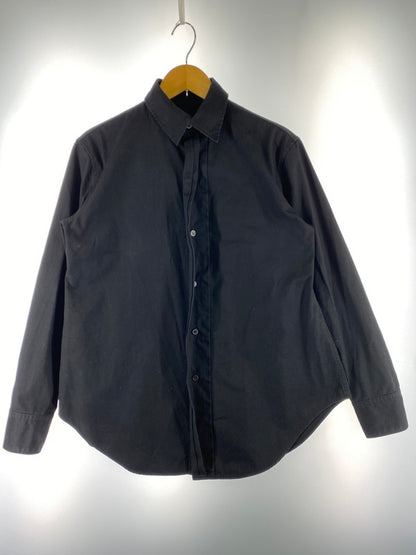 【中古品】【メンズ】 Yohji Yamamoto ヨウジヤマモト 20AW COTTON OVERSIZE L S SHIRT FR-B11-004 コットン オーバーサイズ 比翼 ロングシャツ メンズ トップス 秋冬 140-250707-em-02-min サイズ：2 カラー：ブラック 万代Net店
