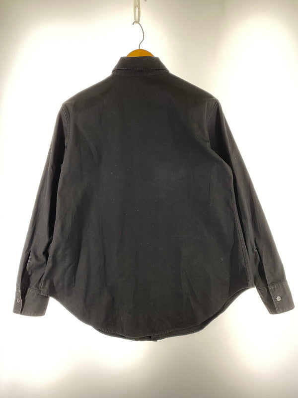 【中古品】【メンズ】 Yohji Yamamoto ヨウジヤマモト 20AW COTTON OVERSIZE L S SHIRT FR-B11-004 コットン オーバーサイズ 比翼 ロングシャツ メンズ トップス 秋冬 140-250707-em-02-min サイズ：2 カラー：ブラック 万代Net店