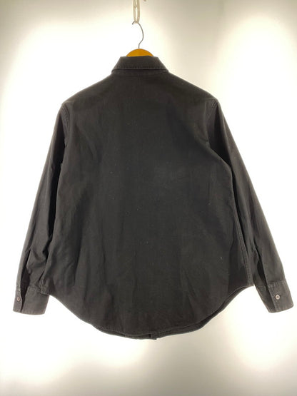 【中古品】【メンズ】 Yohji Yamamoto ヨウジヤマモト 20AW COTTON OVERSIZE L S SHIRT FR-B11-004 コットン オーバーサイズ 比翼 ロングシャツ メンズ トップス 秋冬 140-250707-em-02-min サイズ：2 カラー：ブラック 万代Net店