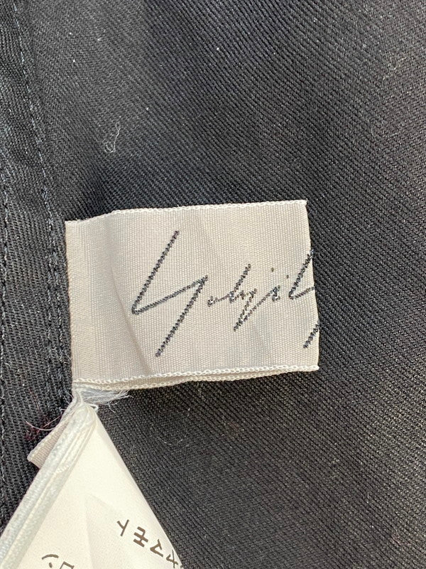 【中古品】【メンズ】 Yohji Yamamoto ヨウジヤマモト 20AW COTTON OVERSIZE L S SHIRT FR-B11-004 コットン オーバーサイズ 比翼 ロングシャツ メンズ トップス 秋冬 140-250707-em-02-min サイズ：2 カラー：ブラック 万代Net店