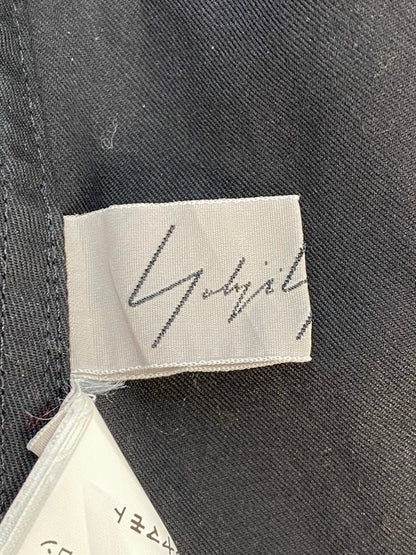 【中古品】【メンズ】 Yohji Yamamoto ヨウジヤマモト 20AW COTTON OVERSIZE L S SHIRT FR-B11-004 コットン オーバーサイズ 比翼 ロングシャツ メンズ トップス 秋冬 140-250707-em-02-min サイズ：2 カラー：ブラック 万代Net店