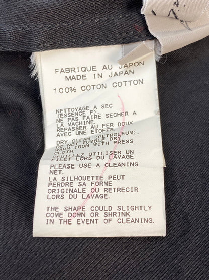 【中古品】【メンズ】 Yohji Yamamoto ヨウジヤマモト 20AW COTTON OVERSIZE L S SHIRT FR-B11-004 コットン オーバーサイズ 比翼 ロングシャツ メンズ トップス 秋冬 140-250707-em-02-min サイズ：2 カラー：ブラック 万代Net店