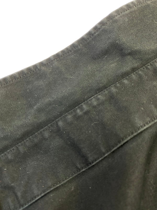 【中古品】【メンズ】 Yohji Yamamoto ヨウジヤマモト 20AW COTTON OVERSIZE L S SHIRT FR-B11-004 コットン オーバーサイズ 比翼 ロングシャツ メンズ トップス 秋冬 140-250707-em-02-min サイズ：2 カラー：ブラック 万代Net店