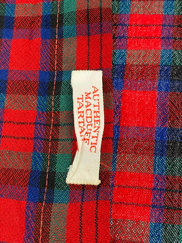 【中古品】【メンズ】 PENDLETON ペンドルトン L S 70S WOOL SHIRT 長袖 70年代 ウール シャツ メンズ トップス チェック 146-250707-em-15-min サイズ：S カラー：レッド系（チェック柄） 万代Net店