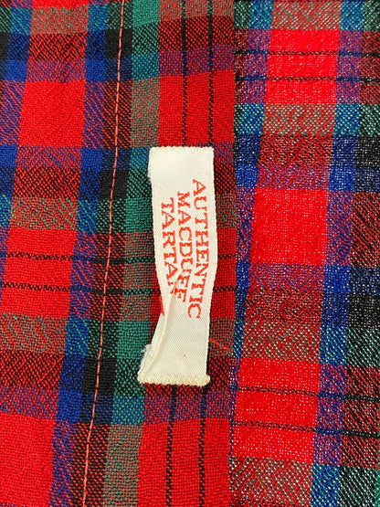 【中古品】【メンズ】 PENDLETON ペンドルトン L S 70S WOOL SHIRT 長袖 70年代 ウール シャツ メンズ トップス チェック 146-250707-em-15-min サイズ：S カラー：レッド系（チェック柄） 万代Net店
