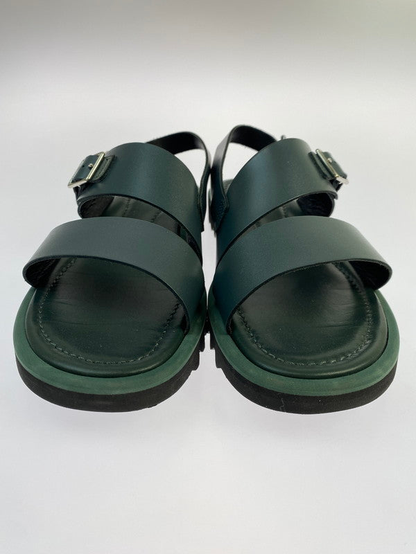 【中古品】【メンズ】 AURALEE オーラリー 221201 LEATHER BELT SANDALS 靴 シューズ サンダル 164-250708-AS-35-min サイズ：9 カラー：グリーン 万代Net店