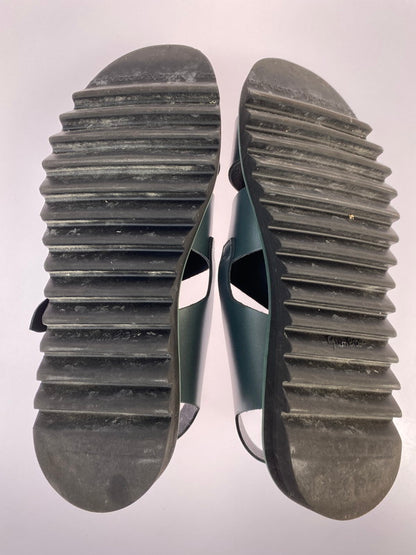 【中古品】【メンズ】 AURALEE オーラリー 221201 LEATHER BELT SANDALS 靴 シューズ サンダル 164-250708-AS-35-min サイズ：9 カラー：グリーン 万代Net店