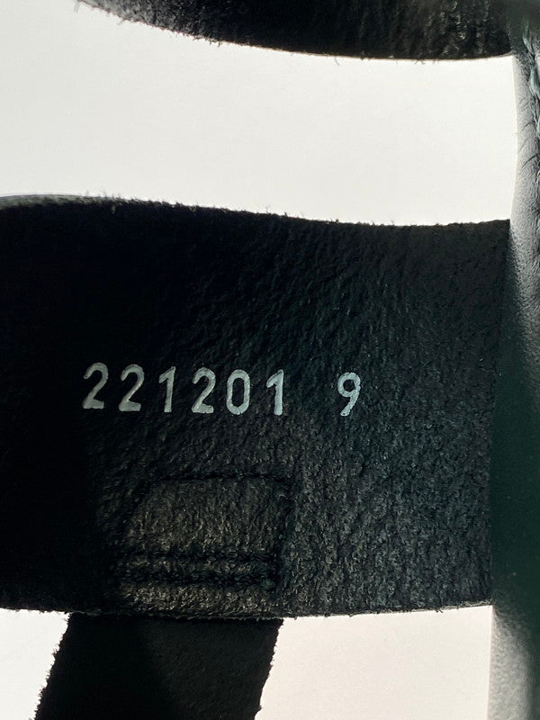 【中古品】【メンズ】 AURALEE オーラリー 221201 LEATHER BELT SANDALS 靴 シューズ サンダル 164-250708-AS-35-min サイズ：9 カラー：グリーン 万代Net店