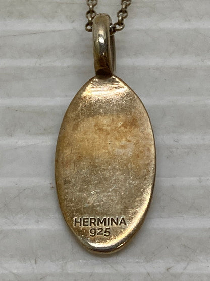 【中古品】【メンズ/レディース】 ヘルミーナアセン 925 COIN NECKLACE コイン ネックレス ヘルミナアテネ シルバー アクセサリー 193-250713-em-02-min カラー：ゴールド系 万代Net店