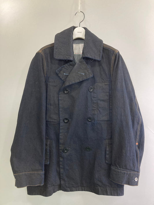 【中古品】【メンズ】 Sacai サカイ 24-03436M 24AW DENIM JACKET デニムジャケット 140-250710-ks-41-min サイズ：1 カラー：インディゴ 万代Net店